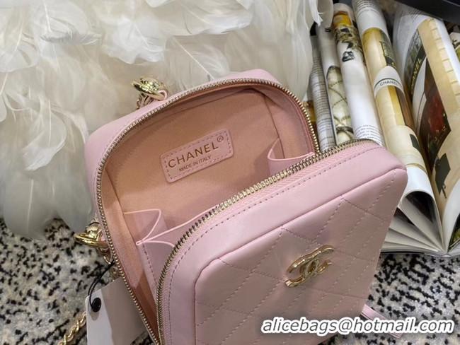 Fashion Chanel Original Small Sheepskin camera bag AS1753 pink