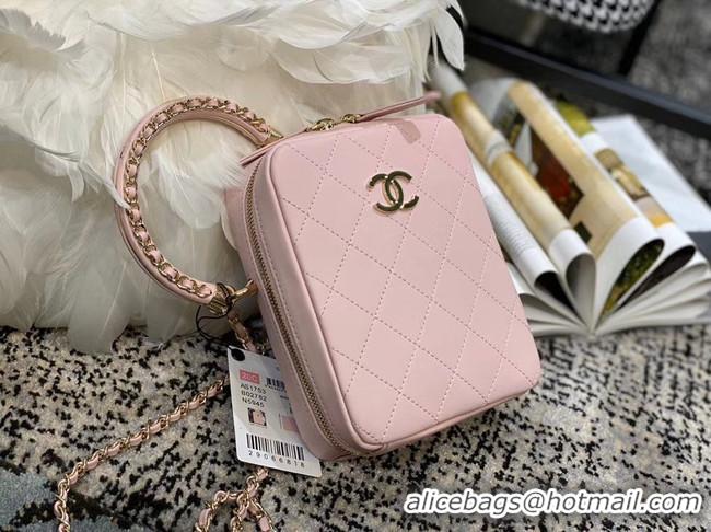 Fashion Chanel Original Small Sheepskin camera bag AS1753 pink