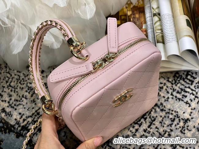 Fashion Chanel Original Small Sheepskin camera bag AS1753 pink