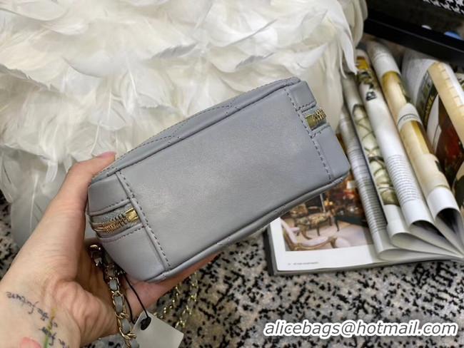 Most Popular Chanel Original Small Sheepskin camera bag AS1753 grey