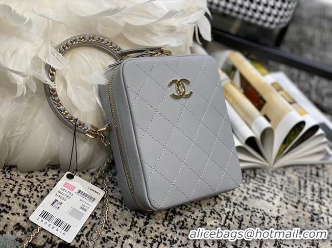 Most Popular Chanel Original Small Sheepskin camera bag AS1753 grey