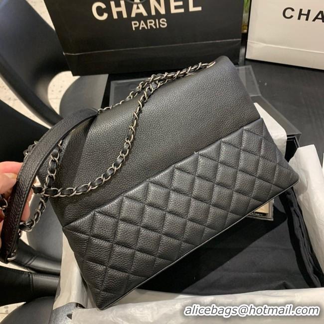 Top Grade Chanel Lambskin flap bag 8095 black