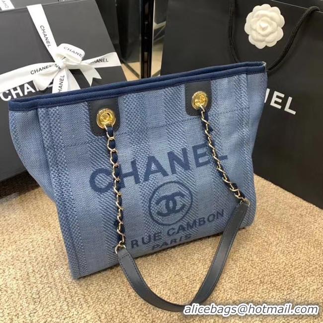 Sumptuous Chanel Shoulder Bag A66942 blue