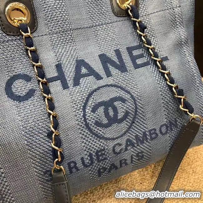 Sumptuous Chanel Shoulder Bag A66942 blue