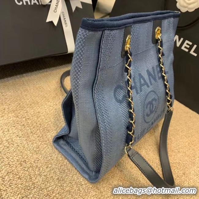 Sumptuous Chanel Shoulder Bag A66942 blue