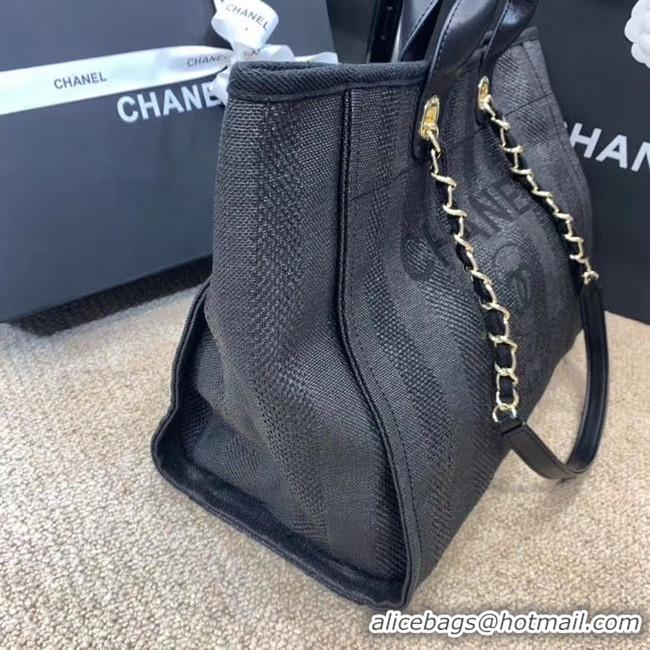 Grade Chanel Shopping bag A66941 dark blue