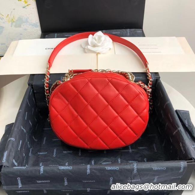 Pretty Style Chanel Original Small classic Sheepskin camera bag AS1511 red