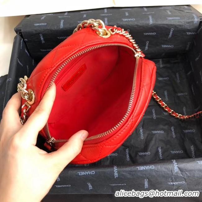 Pretty Style Chanel Original Small classic Sheepskin camera bag AS1511 red