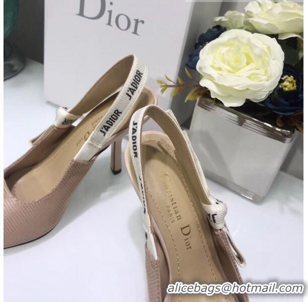 Unique Dior J'Adior Technical Fabric Heeled Sandal 9.5cm Heel CD1817 Nude