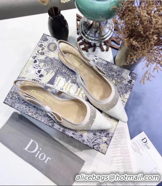 Best Quality Dior J'Adior Plumetis Ballerina Flat CD1821 White