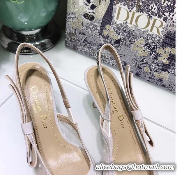 Super Quality Dior J'Adior Slingback Plumetis Pump With 6.5cm Heel CD1822 White