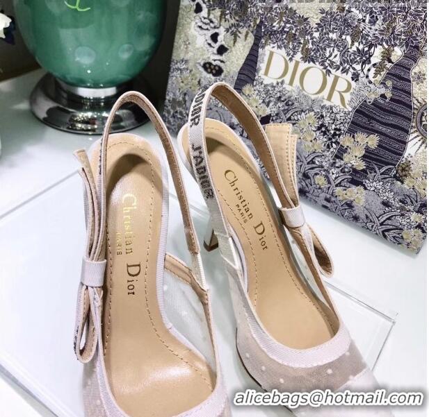 Good Product Dior J'Adior Slingback Plumetis Pump With 9.5cm Heel CD1823 White