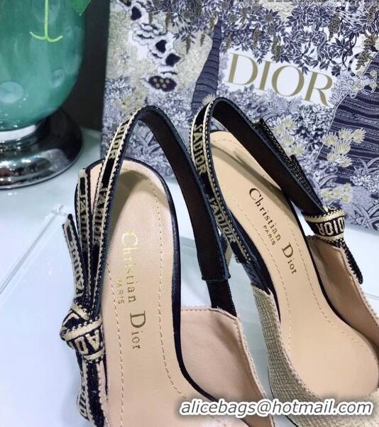 Reasonable Price Dior J'Adior Technical Fabric Slingback Pump With 9.5cm Heel CD1827 Beige