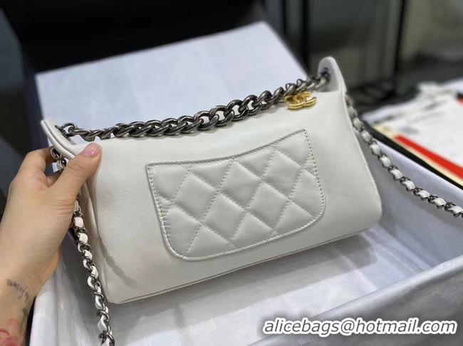 Reasonable Price Chanel Original Soft Leather Small Shoulder bag AS0592 white