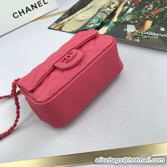 Sophisticated Chanel mini flap bag 8219 pink