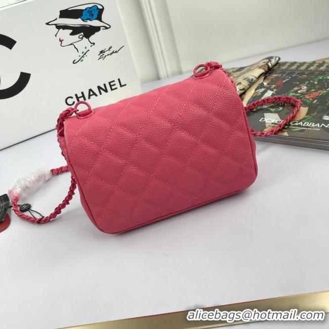 Sophisticated Chanel mini flap bag 8219 pink