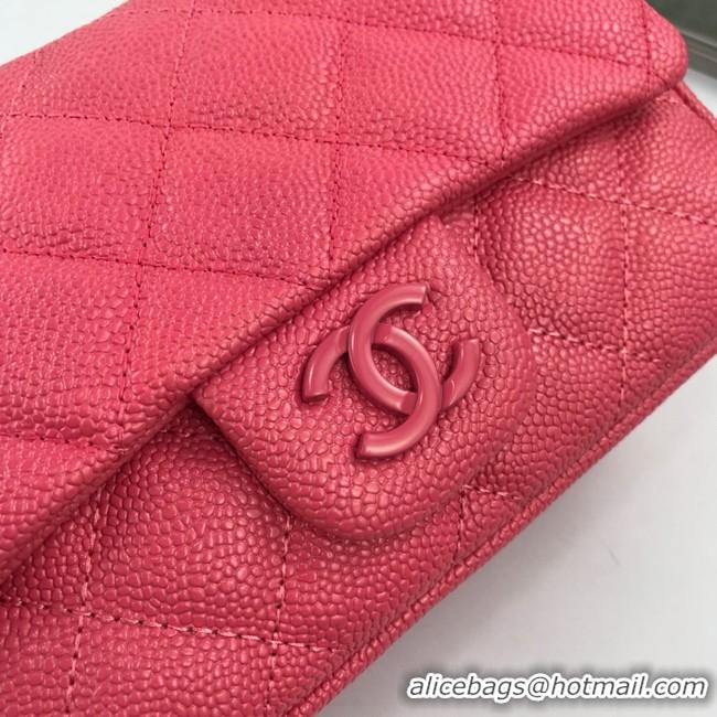 Sophisticated Chanel mini flap bag 8219 pink