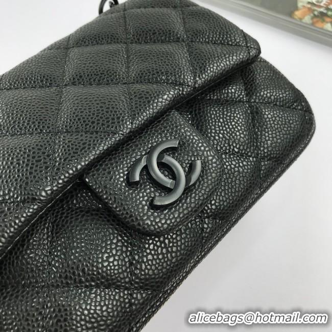 Stylish Chanel mini flap bag 8219 black