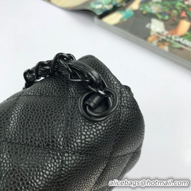 Stylish Chanel mini flap bag 8219 black