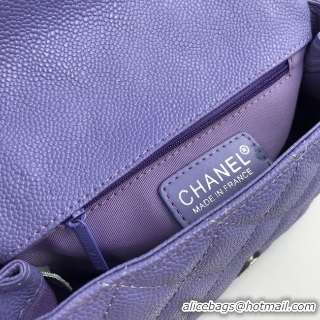 Good Quality Chanel mini flap bag 8219 Lavender