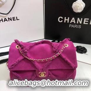 Super Quality Chanel Flap Bag Original Chamois AS1502 rose