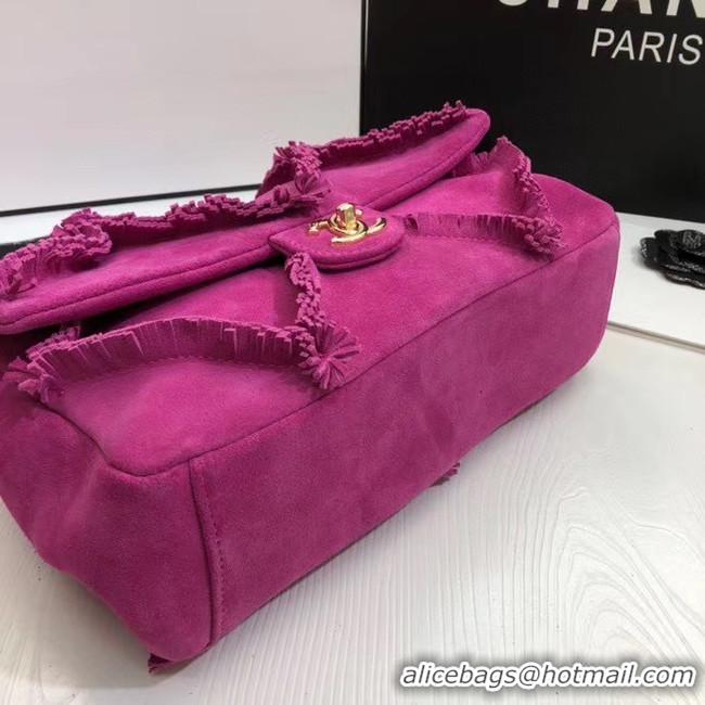 Super Quality Chanel Flap Bag Original Chamois AS1502 rose