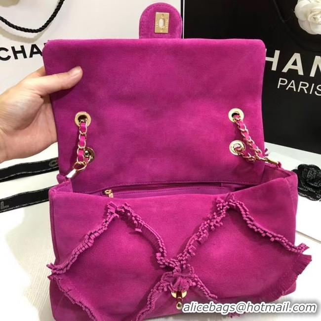 Super Quality Chanel Flap Bag Original Chamois AS1502 rose