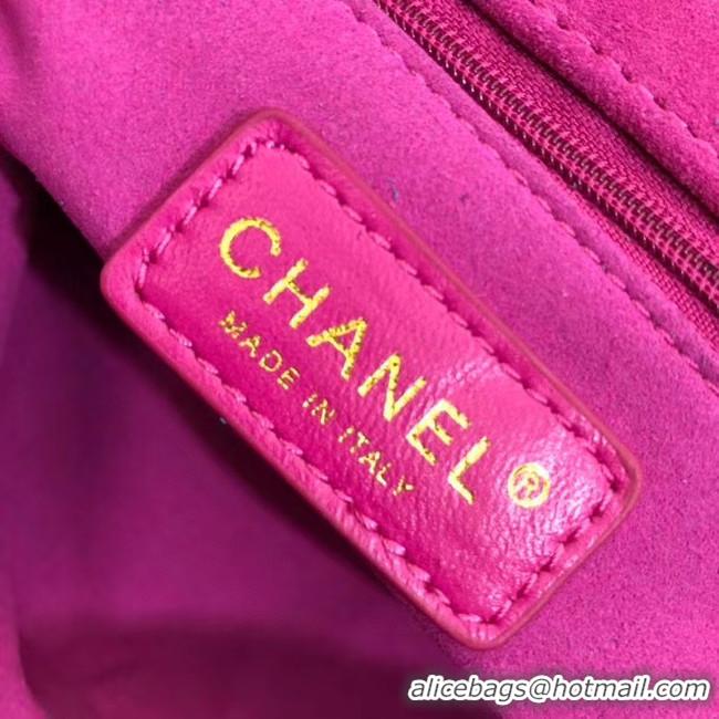 Super Quality Chanel Flap Bag Original Chamois AS1502 rose