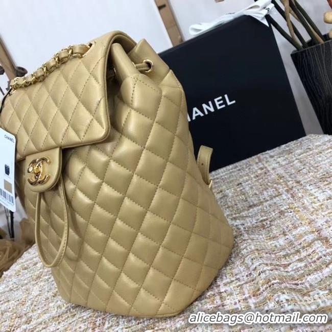 Perfect Chanel Backpack Sheepskin Original Leather 83431 gold