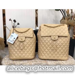 Low Price Chanel Backpack Sheepskin Original Leather 83431 Beige