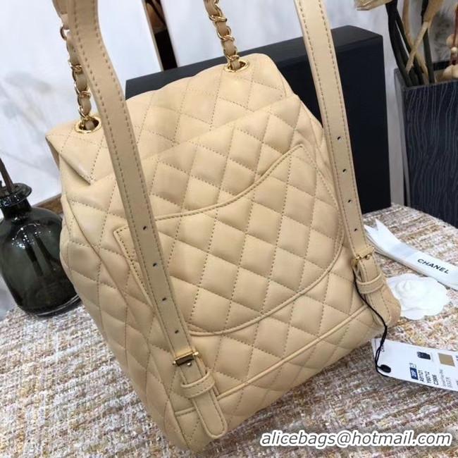 Low Price Chanel Backpack Sheepskin Original Leather 83431 Beige