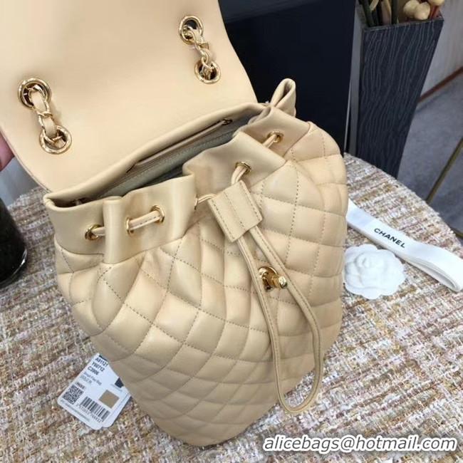 Low Price Chanel Backpack Sheepskin Original Leather 83431 Beige