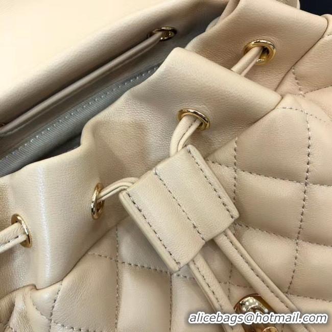 Low Price Chanel Backpack Sheepskin Original Leather 83431 Beige