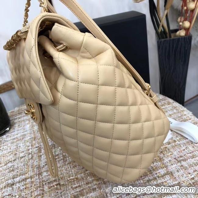 Low Price Chanel Backpack Sheepskin Original Leather 83431 Beige