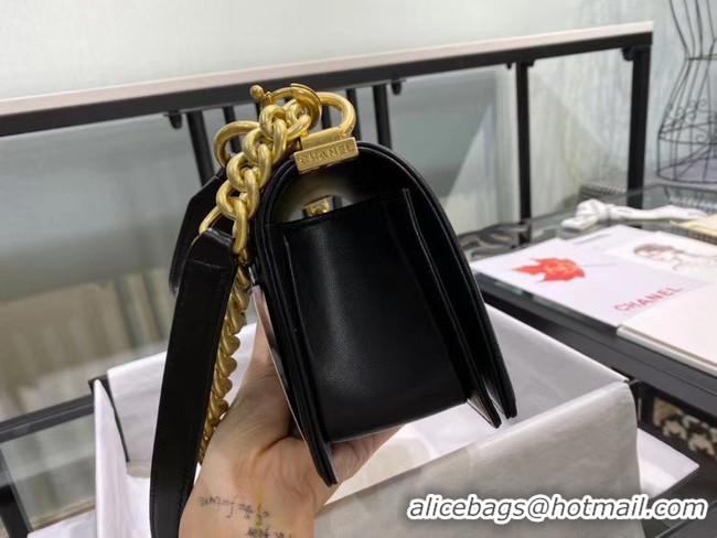 Low Cost Small boy chanel handbag AS67085 black