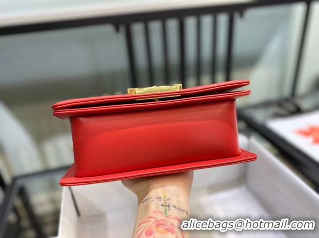 Good Product Small boy chanel handbag AS67085 red