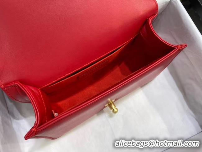 Good Product Small boy chanel handbag AS67085 red