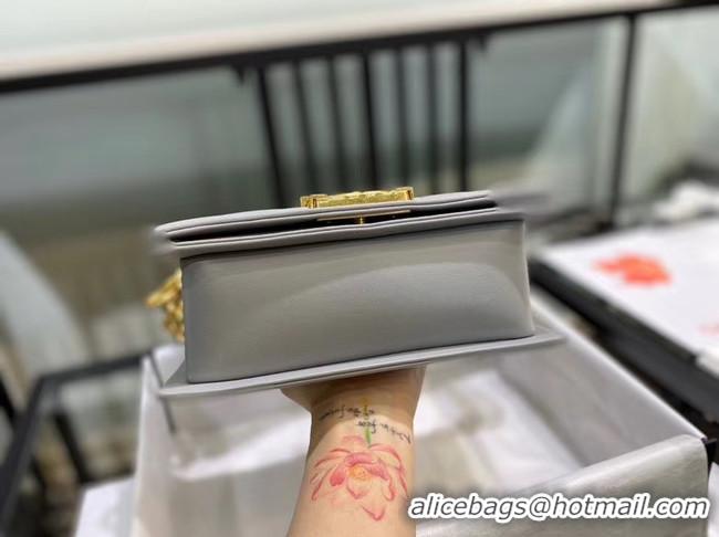 Unique Grade BOY CHANEL flap bag A67086 grey