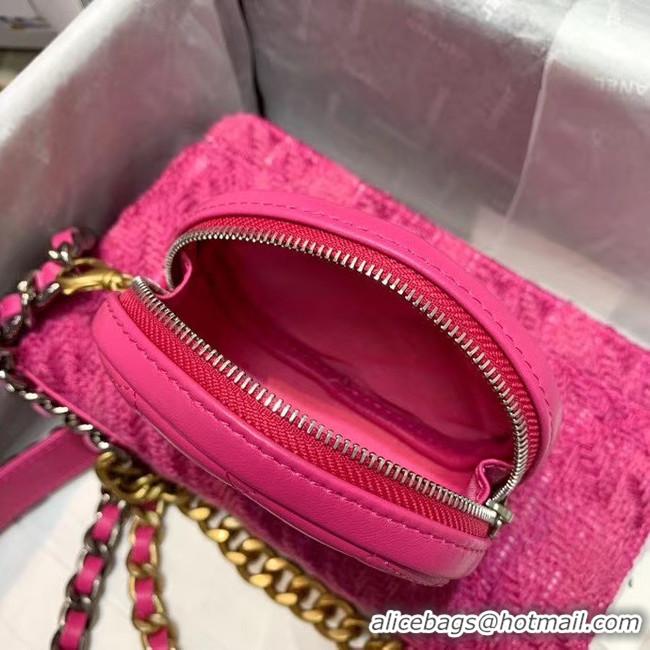 Grade Quality CHANEL 19 Flap Bag WOC 33817 rose