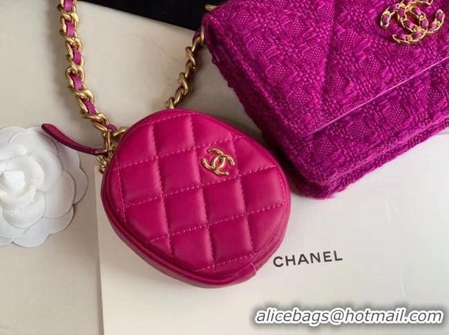 Shop Duplicate CHANEL 19 Flap Bag WOC 33817 Lavender