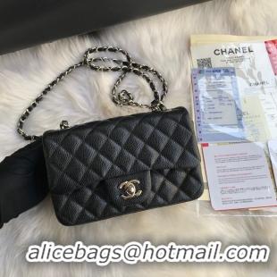 Purchase CHANEL Small Grained Calfskin AS1116 black