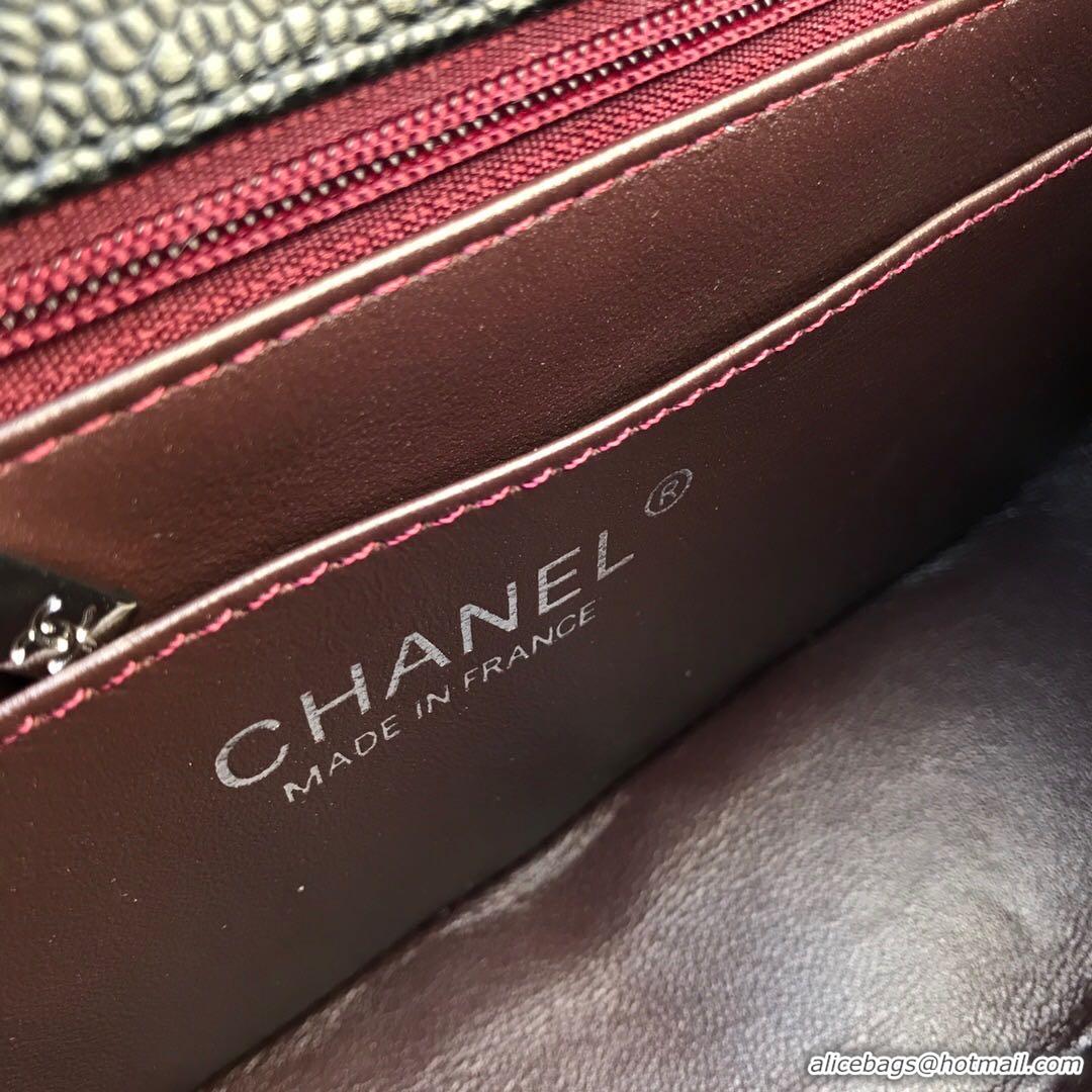 Purchase CHANEL Small Grained Calfskin AS1116 black