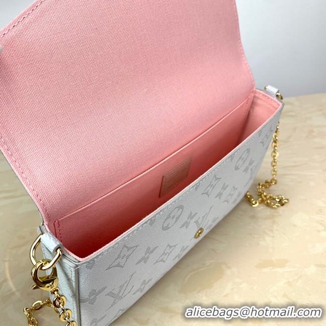 Low Price Louis vuitton original Chain bag M61276 white