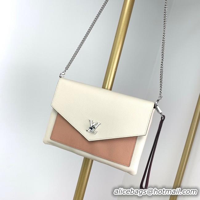 Reasonable Price Louis Vuitton MYLOCKME Mini chain bag M69183 apricot&white