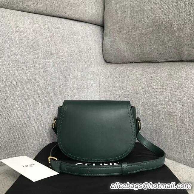 Duplicate Gucci GG Marmont shoulder bag 191363 blackish green