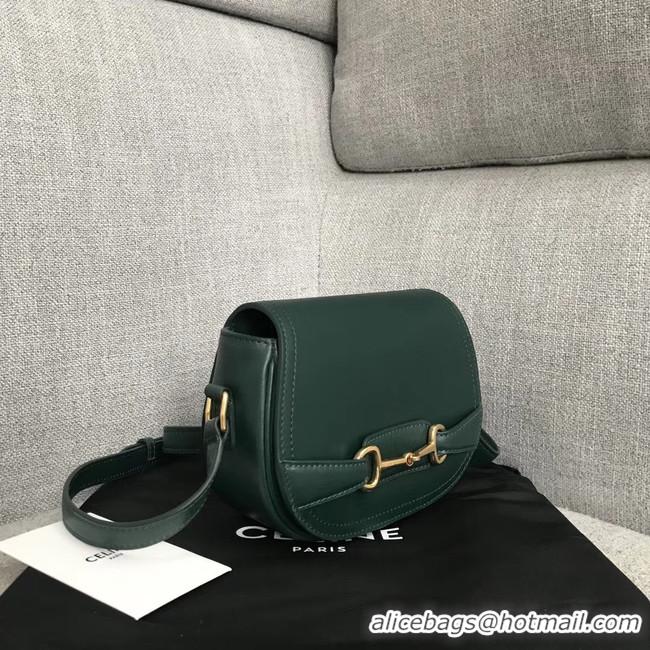 Duplicate Gucci GG Marmont shoulder bag 191363 blackish green