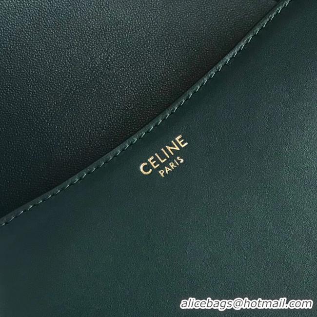 Duplicate Gucci GG Marmont shoulder bag 191363 blackish green