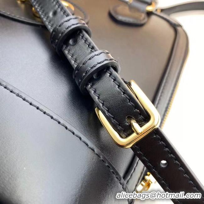 Perfect Gucci 1955 Horsebit small top handle bag 621220 black