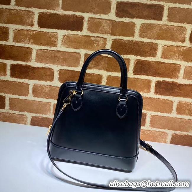 Perfect Gucci 1955 Horsebit small top handle bag 621220 black