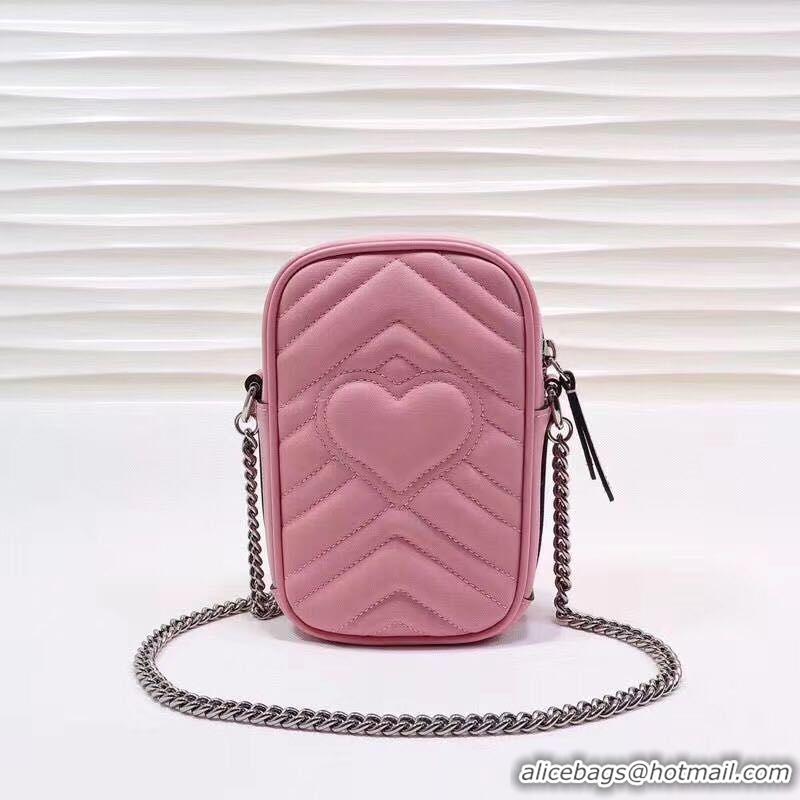 Purchase Gucci GG Marmont Mini Bag 575188 Pink